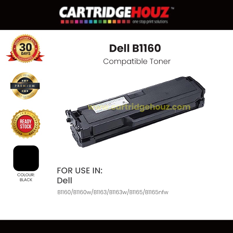 Compatible Dell B1160 (1.5K PGS) for Dell B1160 / B1160w / B1163 / B1163w / B1165 / B1165nfw Ink Printer