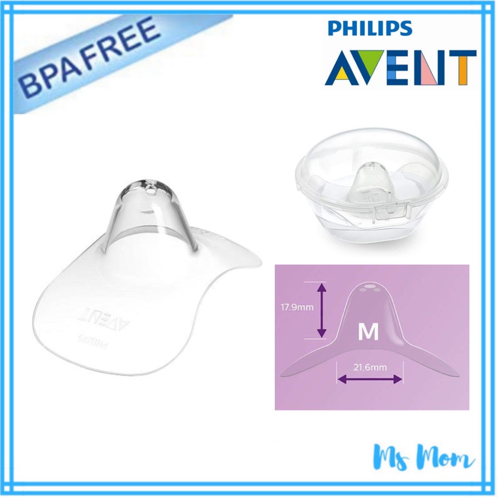 Philips Avent Nipple Shield Scf153 03 M Size 21mm 2 Pc Shopee Singapore