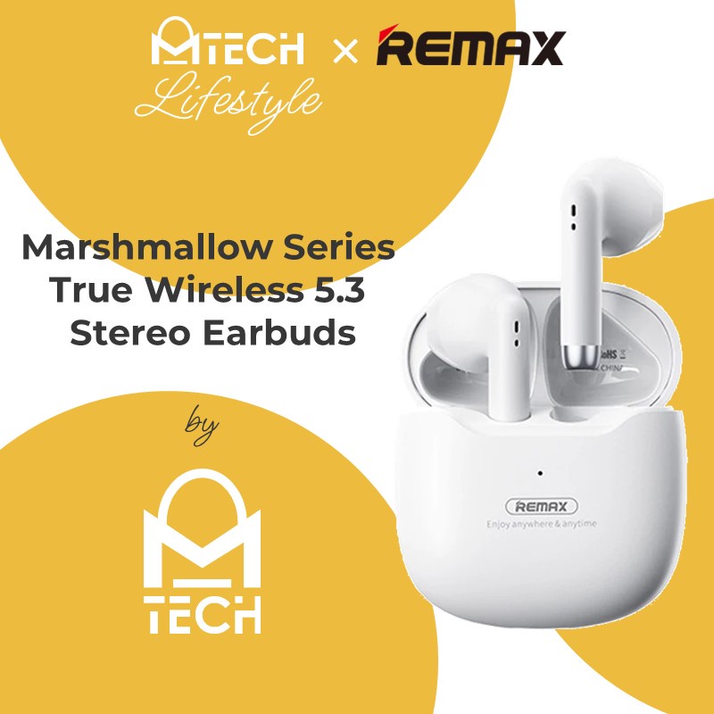 REMAX TWS 19 Marshmallow Series True Wireless Stereo Earbuds for Music Call