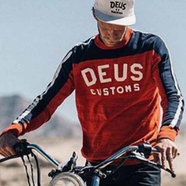 DEUS Cycling Jersey Long Sleeved Motorcycle Racing Quick Drying Top T Shirt Shirt C Shopee Singapore