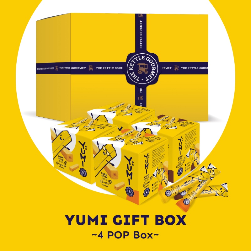 YUMI Gift Box [Bundle of 4 POP Boxes x 20 sticks] (1 Gift Box / 5 Gift