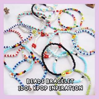 KPOP Idol BTS V Taehyung Color Layering Fabric Rope Bracelets