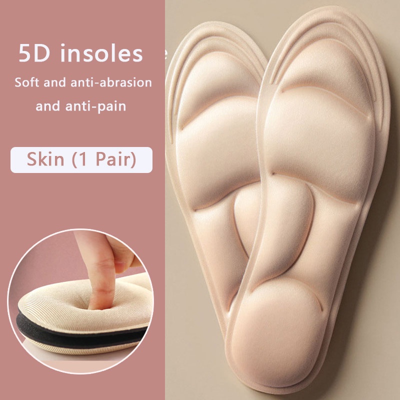 [HOT SALE] 💓5D Unisex Heel Wear Cushion Pads Memory Sponge Foam Cotton