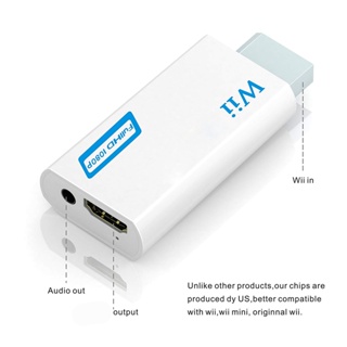 Adaptateur Wii vers HDMI convertisseur Stick 1080p HD TV Audio 3.5