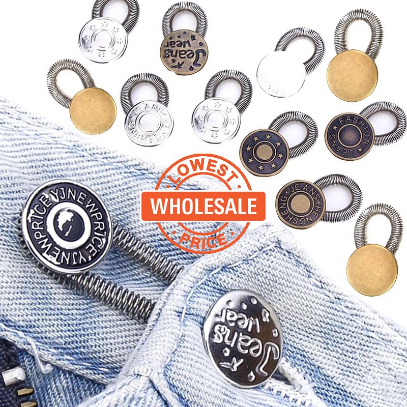 [Wholesale Price] 1 Pc Spring Button Extender for Pants Jeans Free ...