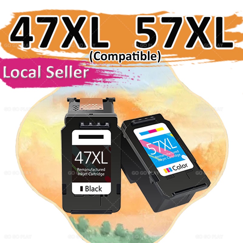 Compatible Canon PG 47 CL 57 Ink Cartridge Canon 47 Canon 57 Canon CL ...