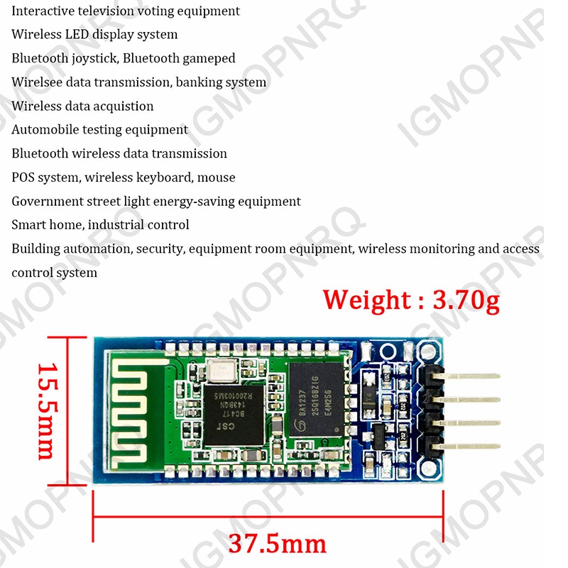 Hc 06 Bluetooth Serial Pass Through Module Wireless Serial Communication Hc06 Bluetooth Module 6200