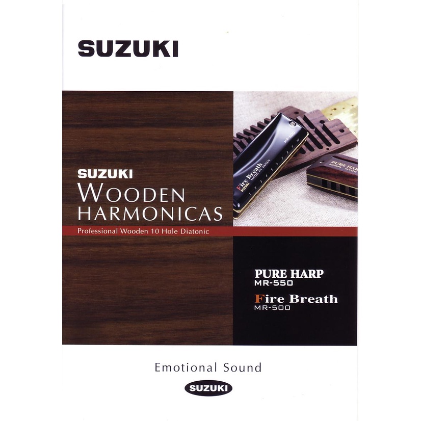 Harmonica Suzuki Fire Breath MR-500. Made in Japan | Shopee Singapore