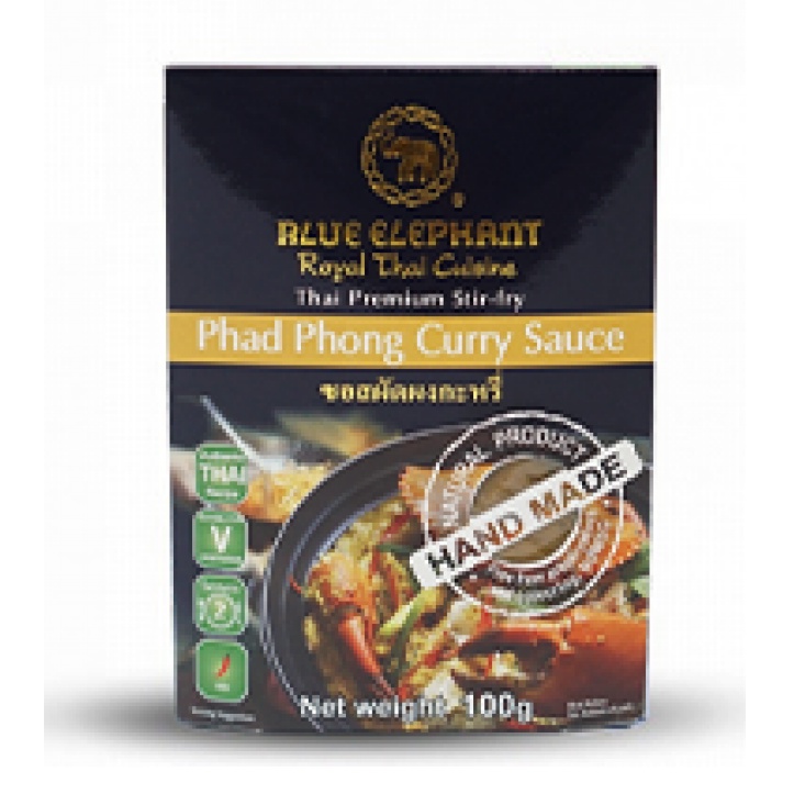 Blue Elephant Phad Phong Curry Sauce Thai Premium Stir Fry 70 Grams Shopee Singapore