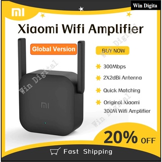 NEW Xiaomi WiFi Repeater Pro 2.4G 300M Mi Amplifier Network Expander Router  Power Extender Roteador 2 Antenna for Router Wi-Fi