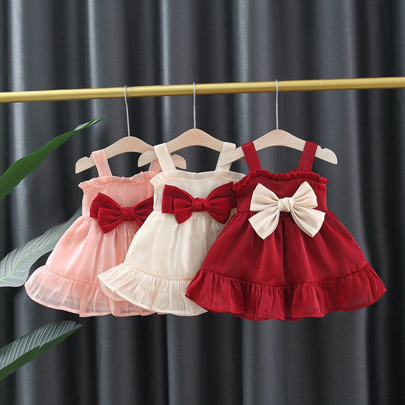 Newborn red store christmas dress