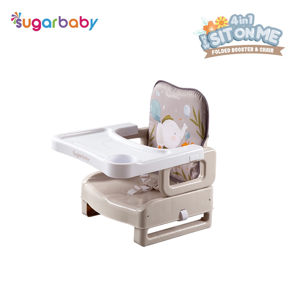 New BOOSTER Seat on me 4 in 1 Sugarbaby Sugar Baby Dining Chair Baby Sofa Dining Chair Baby hampers Baby Gift Learning To Sit Baby Chair Model Baby
