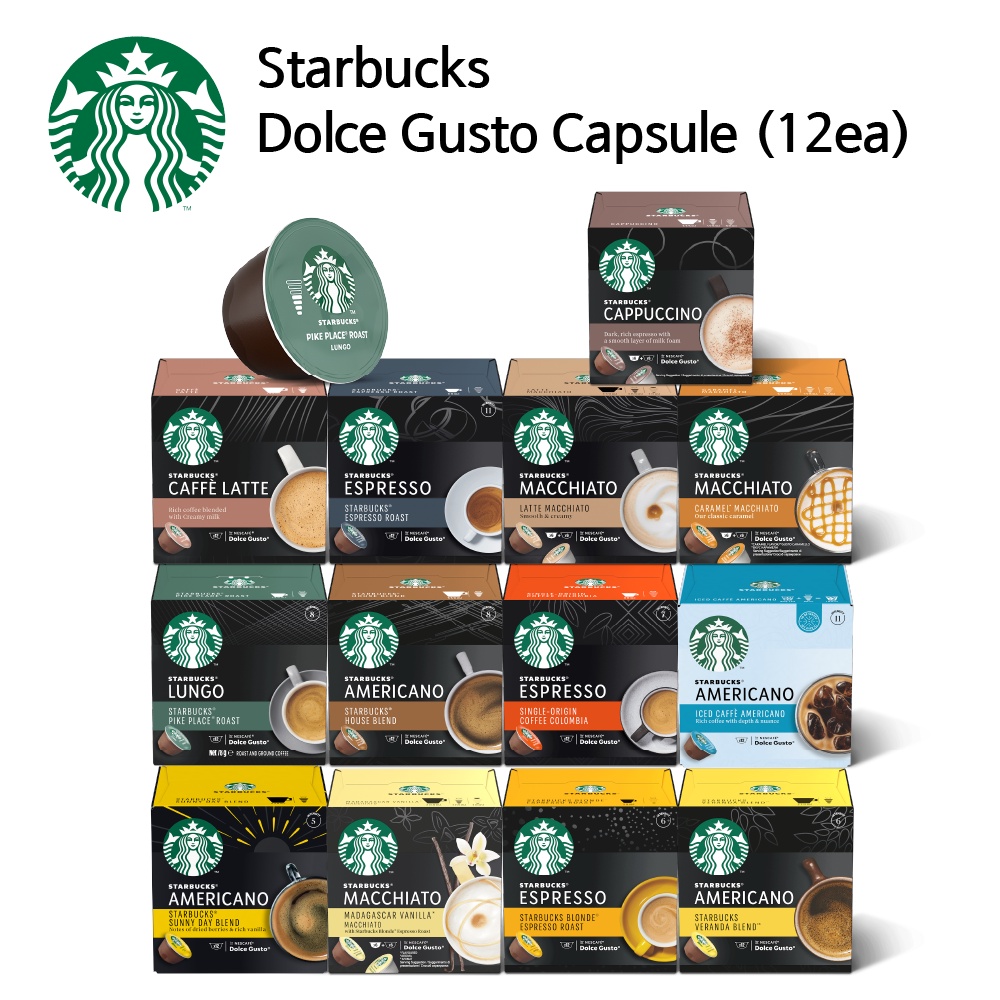[Starbucks] dolce gusto Coffee Capsules (12ea) Shopee Singapore