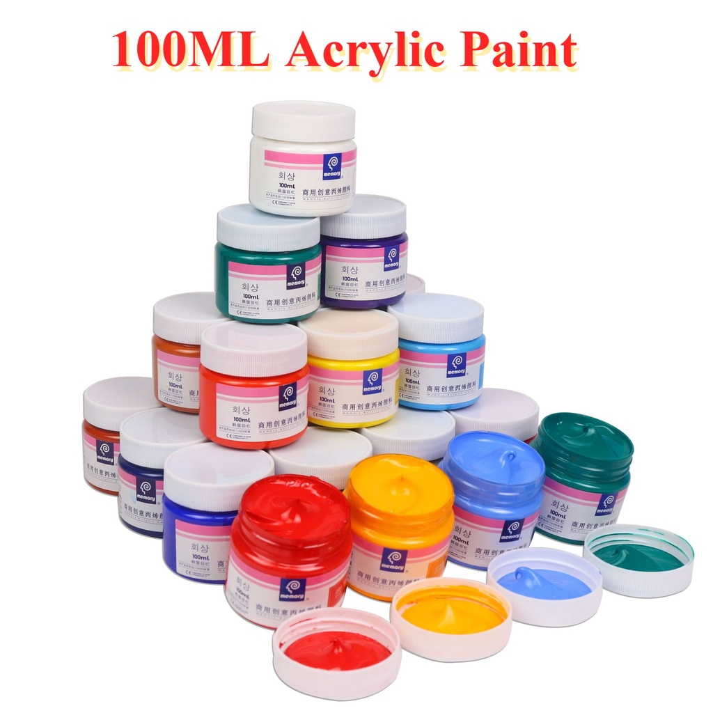 100ML MEMORY Acrylic Paint Pigment Art Supplies | Shopee Singapore