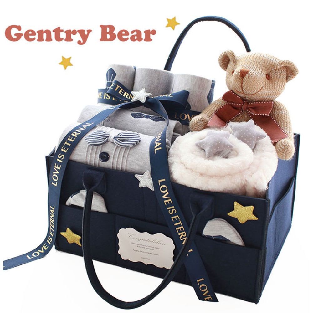 Pure Cotton Newborn Baby Gift Box set clothes onesie pyjamas pajamas ...