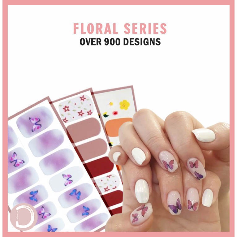 💖[SG] 900 Design 🎀 Fake Nail Stickers / False Nails Art Sticker