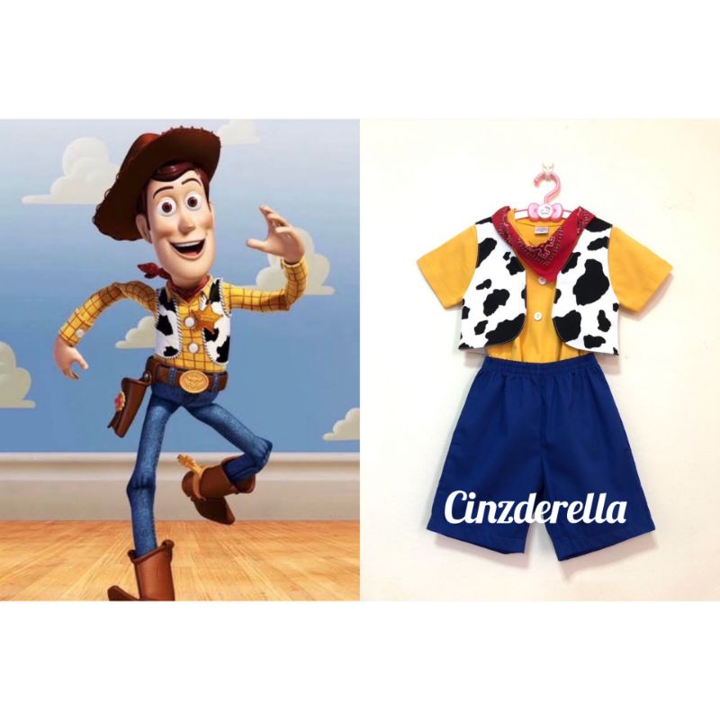 [SG READY STOCKS] Toy Story Woody Boys Kids T-shirt & Shorts Set ...