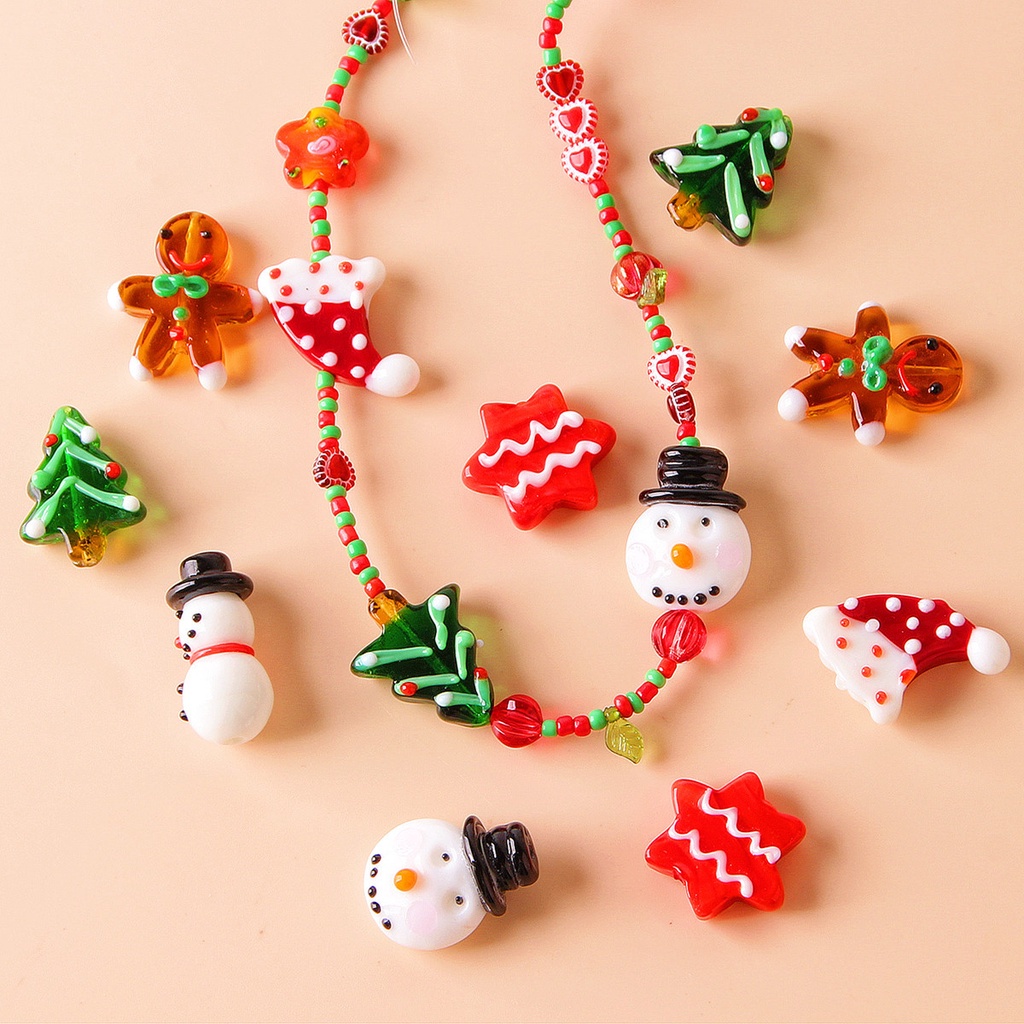 Christmas on sale jewelry beads