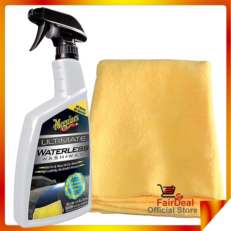 MEGUIAR'S G3626 26-Ounce Ultimate Waterless Wash & Wax