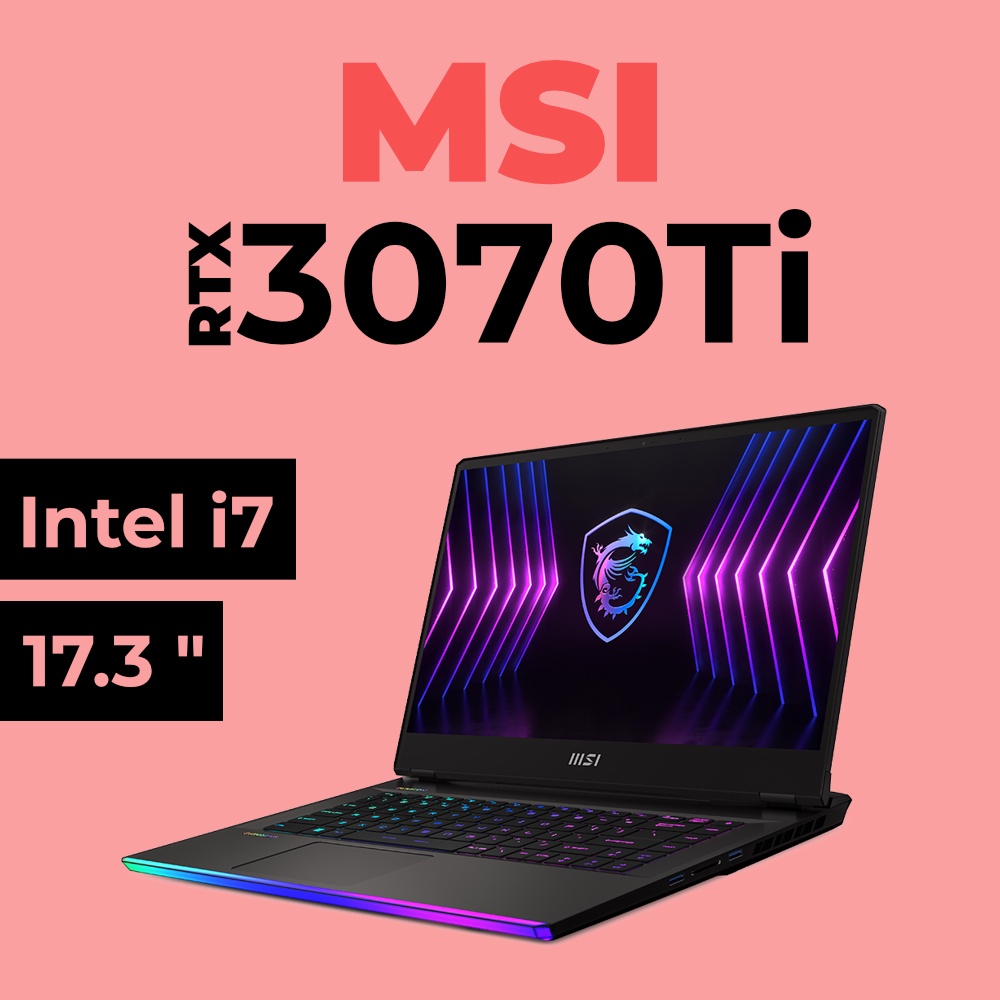 MSI Raider GE77HX 12UGS-022SG (Intel i7 - 12800HX | RTX 3070 Ti) Gaming ...