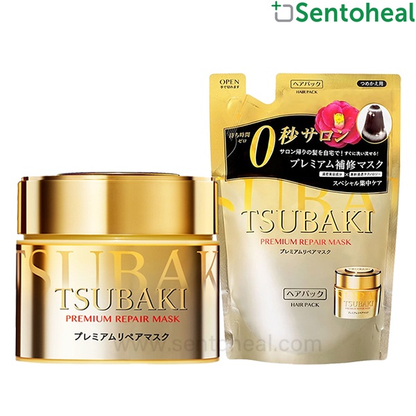 Tsubaki Premium Repair Mask 180g/ Refill 150g - Premium EX Repair Mask ...