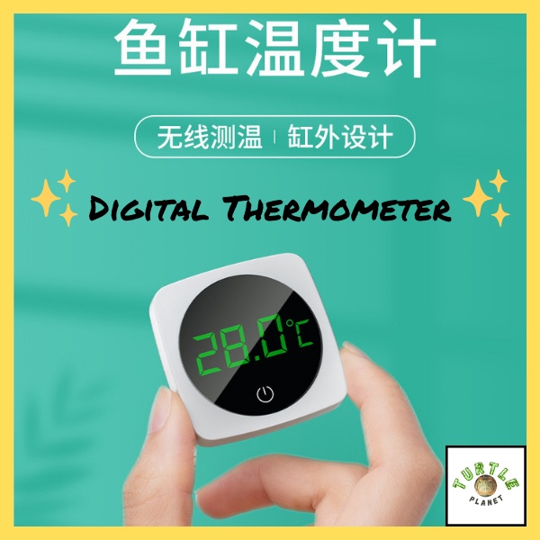 Aquarium Thermometer Digital LED Thermometer for Fish Tank Turtle Tank