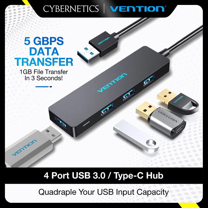 Vention USB HUB Multiple USB Splitter 4 Ports Hight Speed USB 3.0 HUB ...