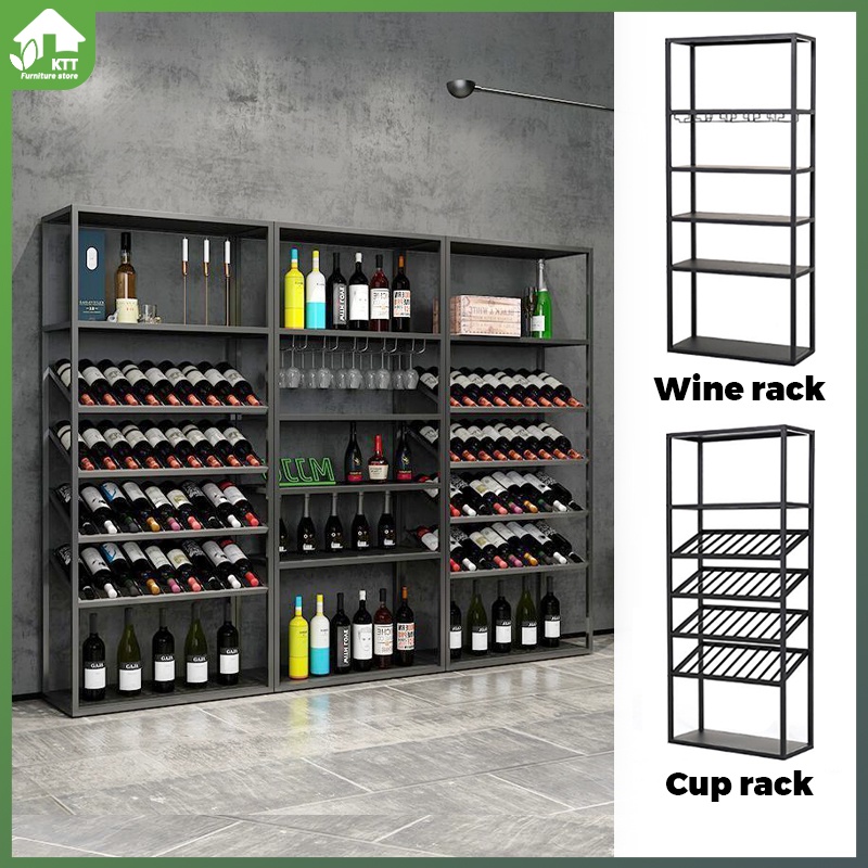 Wine rack wrought iron wine glass rack storage floor display rack wine