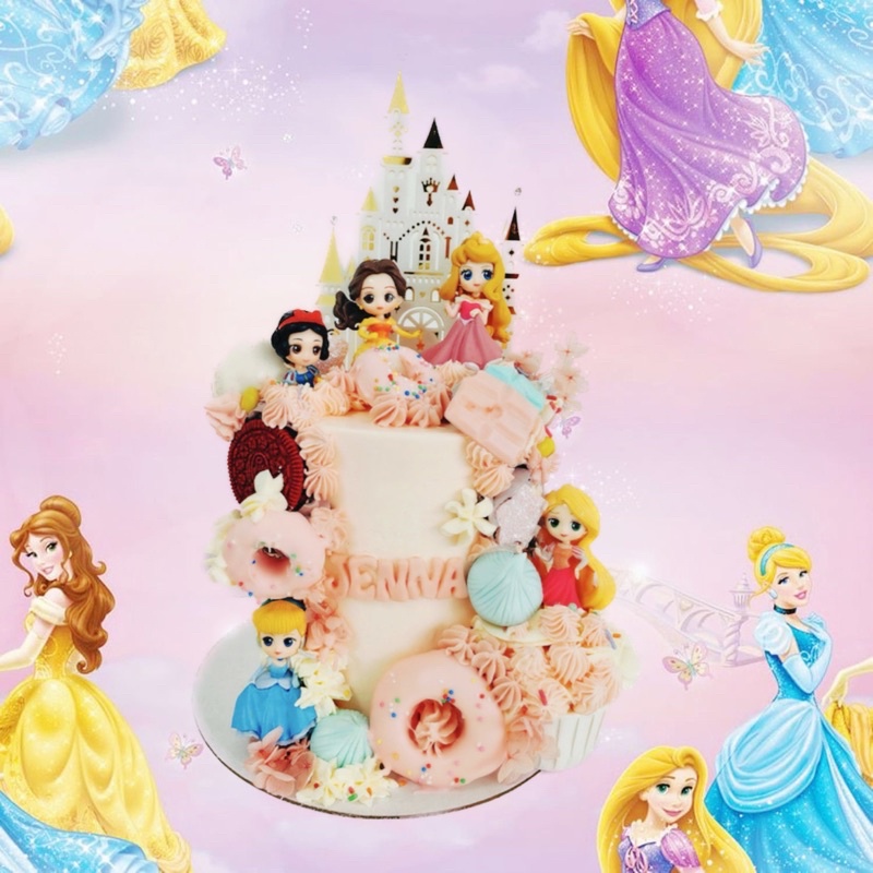 Disney Princesses Birthday Cake Shopee Singapore