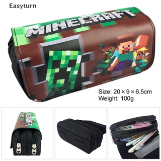 Minecraft Printed Pencil Case Kids School Zipper Pen Pouch Bag Gifts