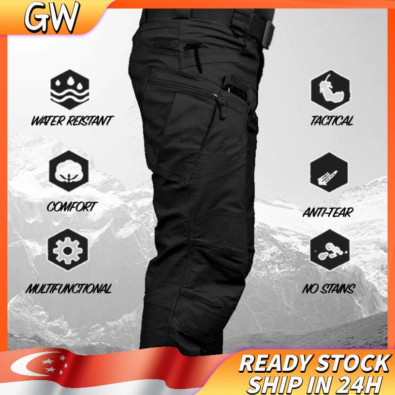 GW Men's Waterproof Tactical Pants Military Pants Outdoor Sports ...
