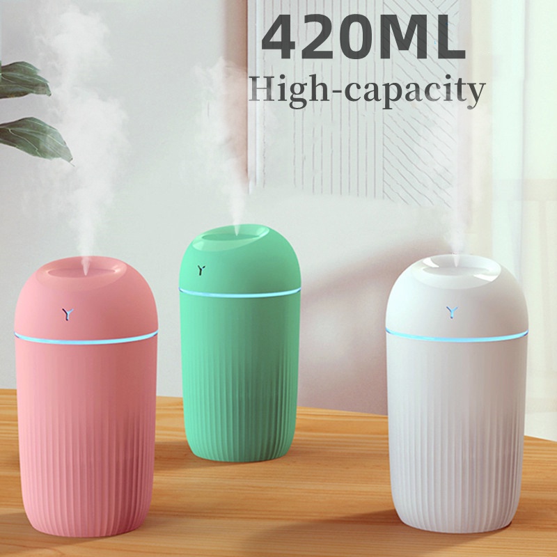 420ml Ultrasonic Aromatherapy Humidifier Usb Portable Mini Air Home ...