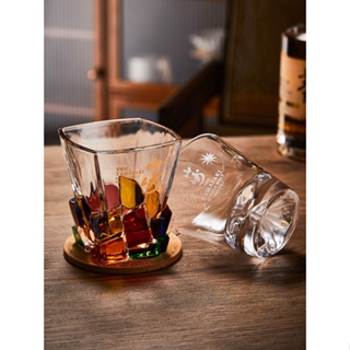 Japanese Style Harp Stripe Whisky Goblet Cognac Brandy Snifter Copita  Nosing Glass Crystal Tulips Whiskey Smelling Tasting Cup