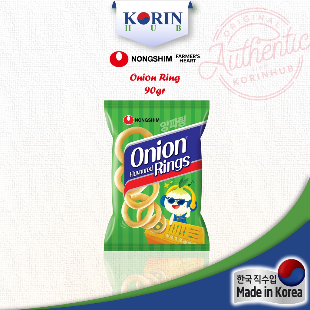 Nongshim Onion Ring 90g/Snack Ring/Onion Snack/Ciki Onion/Healthy Snack