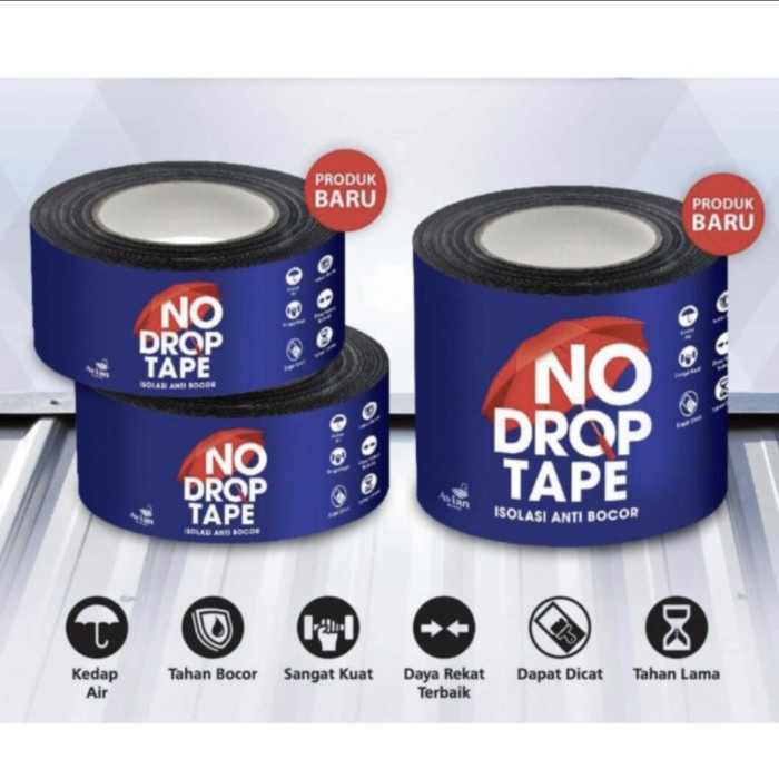 Glue No Drop Tape LeakProof Duct Tape Roof Insulation Water Pipe 5cm