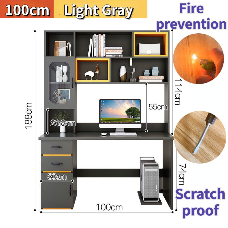 [Formaldehyde free] Study table office table computer table with drawer