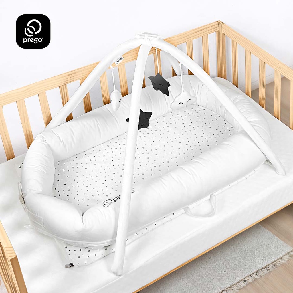 Prego Baby Coco Baby Nest Portable Infant Bed Bassinet With