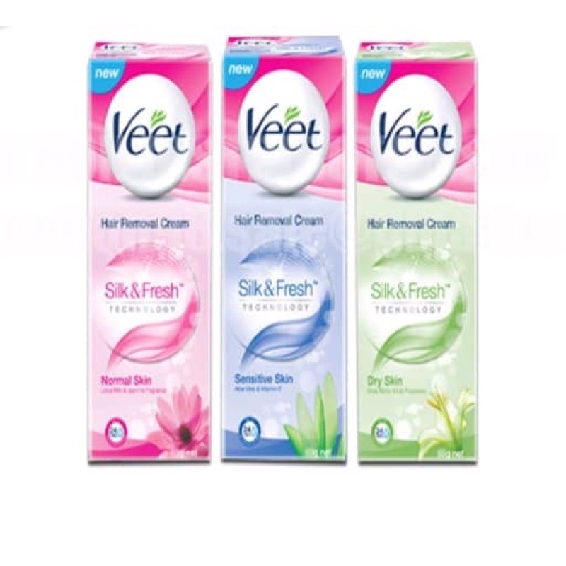 Veet Hair Removal Cream For Sensitive Skin Normal Skin Dry Skin