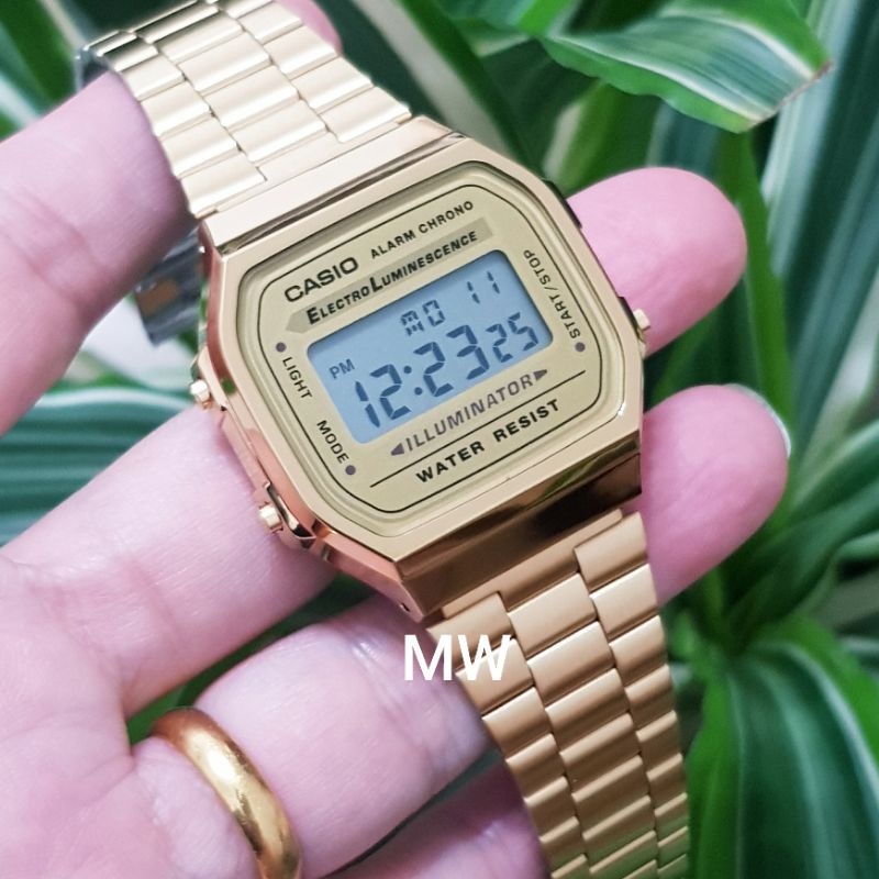 Casio gold watch on sale mens