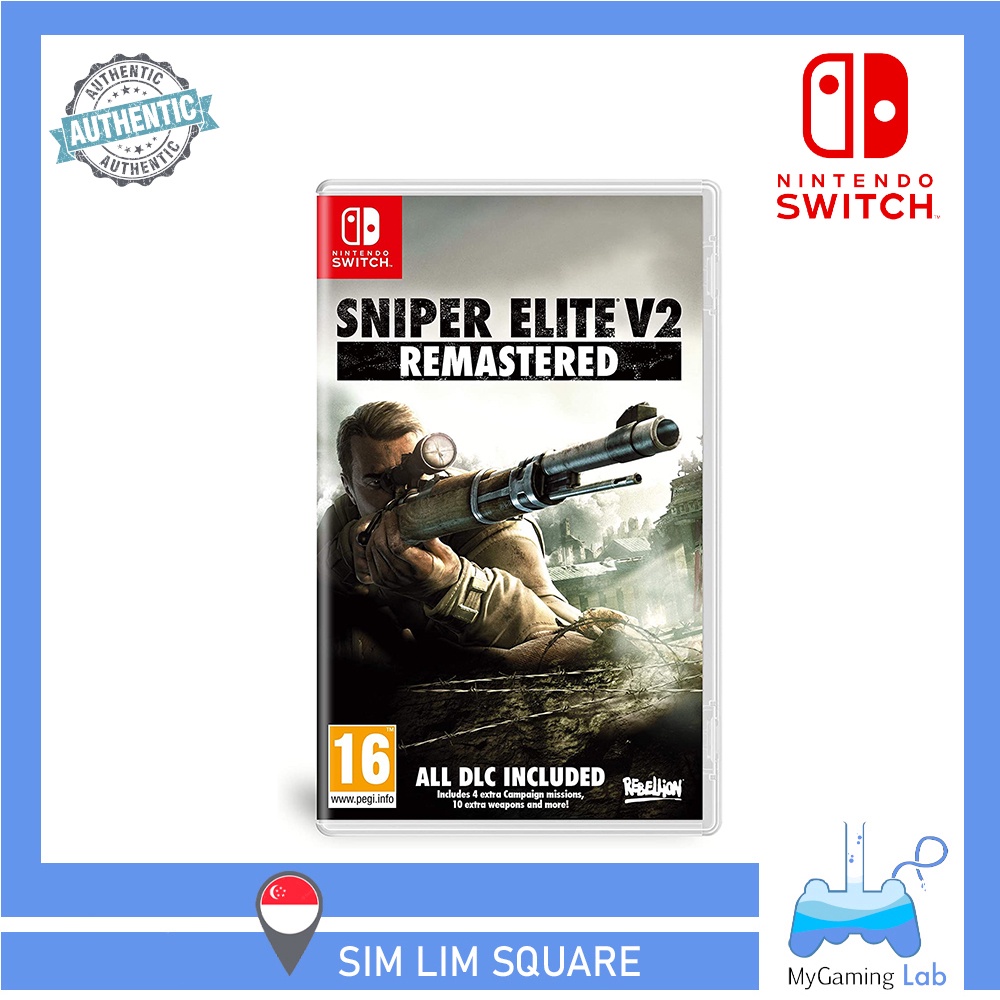 SG] Nintendo Switch Game Sniper Elite 4 / Sniper Elite 3 / Sniper Elite V2  Remastered | Shopee Singapore