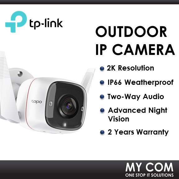 TP-Link Tapo C310 3MP Ultra-High Definition IP66 Weatherproof Outdoor ...