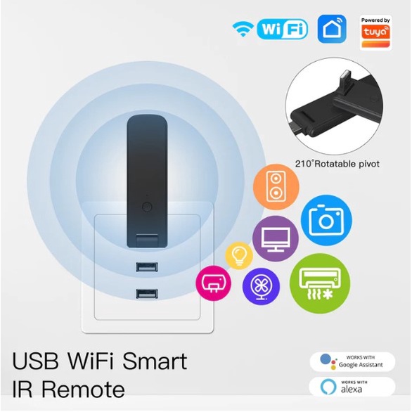(WiFi2.4Ghz) (MOES SG) WiFi USB Smart IR RF Wireless Universal Remote ...