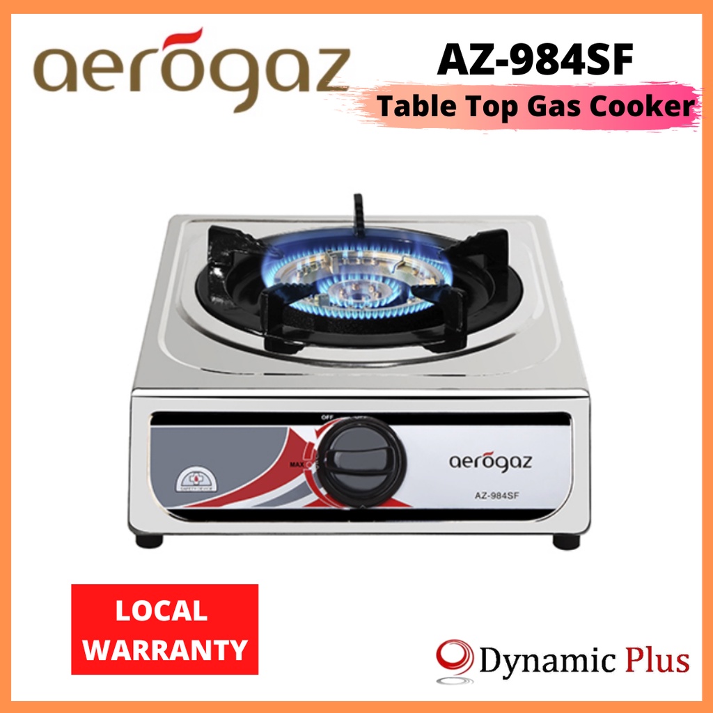 Aerogaz AZ984SF Single Burner Table Top Gas Cooker Shopee Singapore