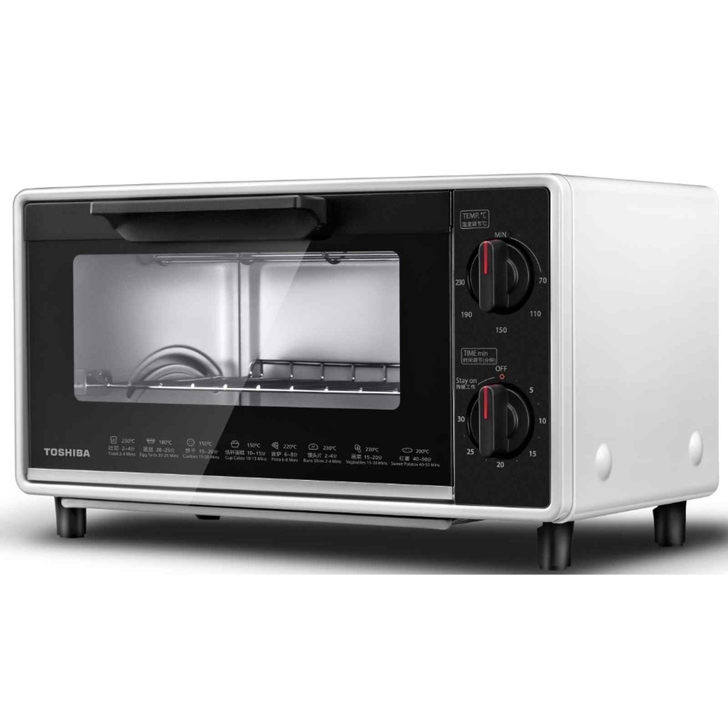 Toshiba White Linkage Pull Tray Mini Toaster, 10L, TM-MM10DZF(WH ...