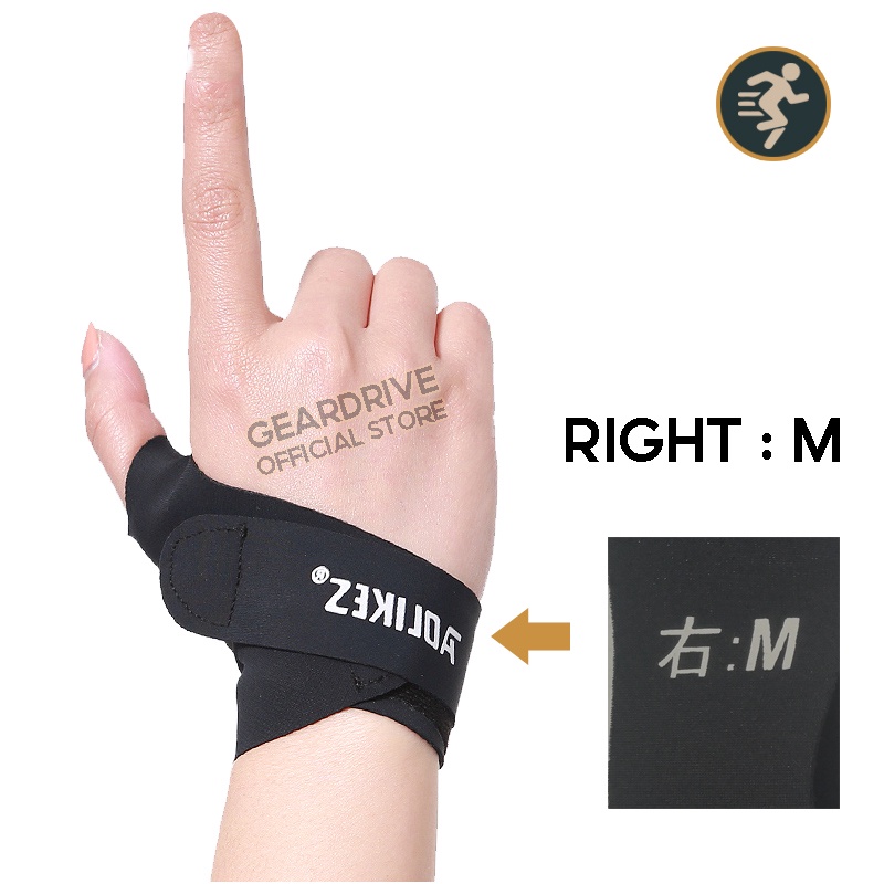 GEARDRIVE Wrist Thumb Brace/ Ultrathin Compression Wrist Straps Thumb