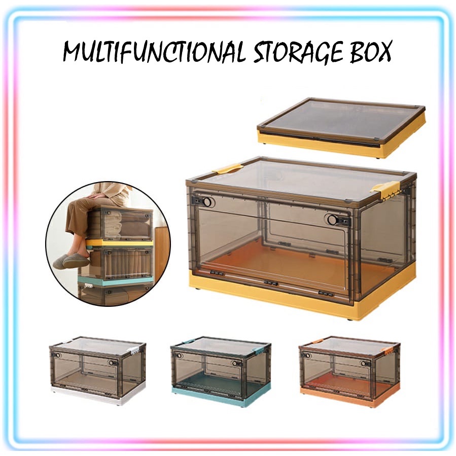 [SG Stock] Foldable box organizer stackable box Multifunctional