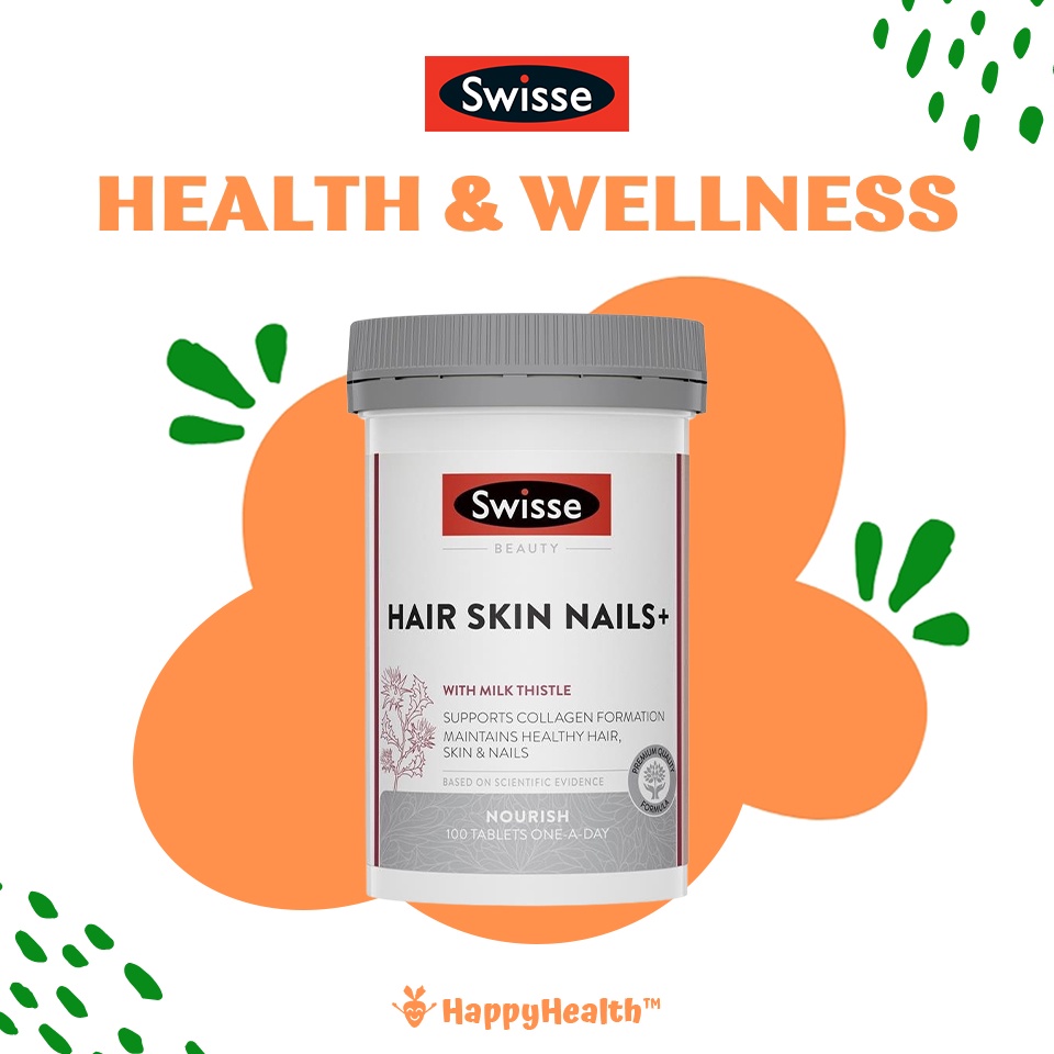 [CHEAPEST] - Swisse Ultiboost Hair Skin Nails Vitamin 100 Tabs / Gummies 50S (Authorized Store) [HappyHealth]