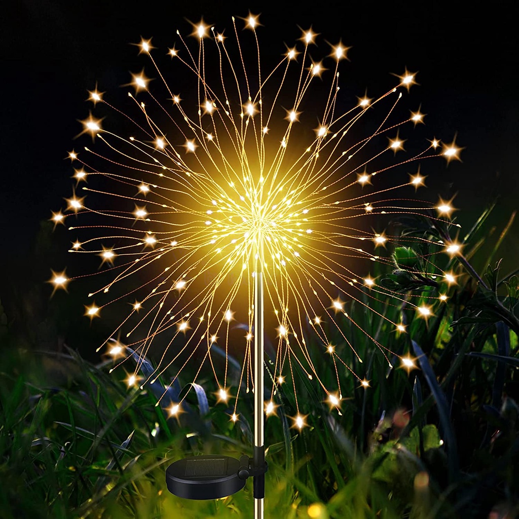 (NO BOX) WINOEST Solar Garden Firework Lights Outdoor, 120 LED ...