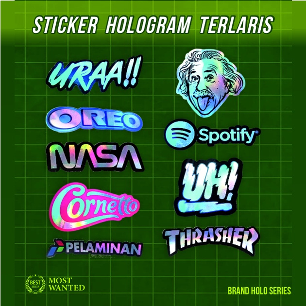 Viral!!! | Viral LOGO HOLOGRAM STICKER SERIES 1 | Waterproof FOR LAPTOP ...