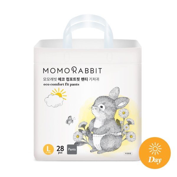 Momo Rabbit Comfort Fit Korea Big Butt Diapers - Full size | Shopee ...